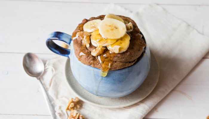 Bolo de Caneca de Banana