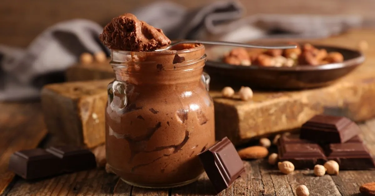Mousse de chocolate vegana