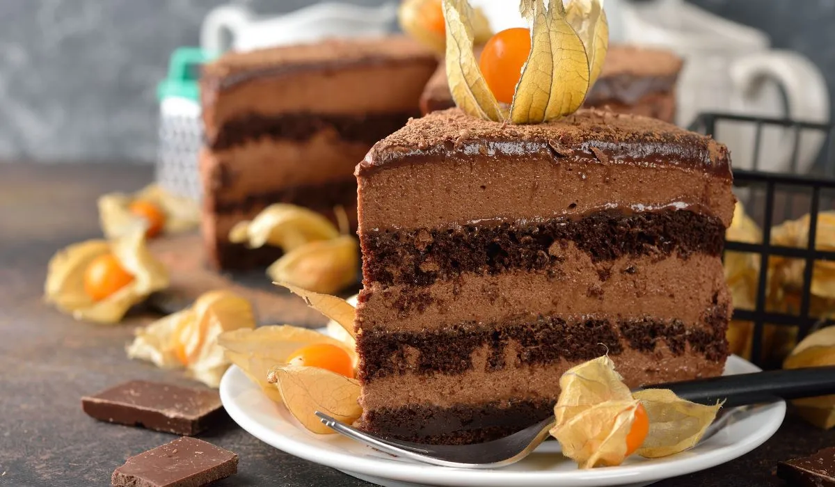 Bolo mousse de chocolate