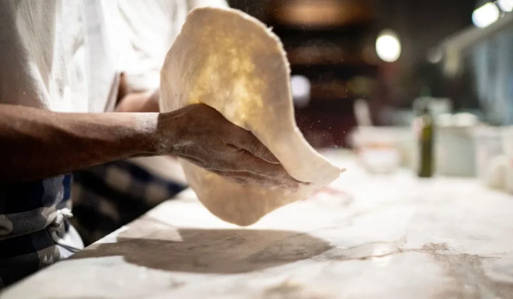 Massa básica de pizza