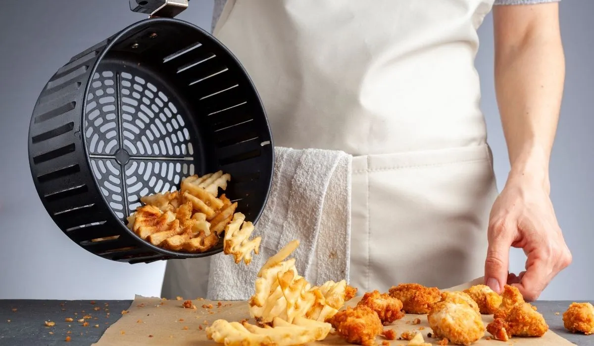 Petisco de couve flor na airfryer