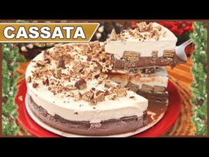 CASSATA DE NATAL I ASSIM VOCÊ NUNCA FEZ I SUPER CREMOSA – FÁCIL – DELICIOSA I Receitas de Pai
