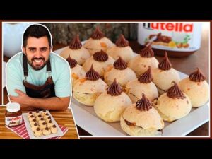 PÃO DE QUEIJO COM NUTELLA – O MELHOR QUE JÁ FIZ – Receitas de Pai