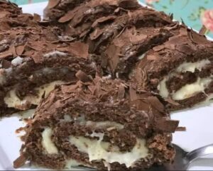 Rocambole de Prestígio Delicioso