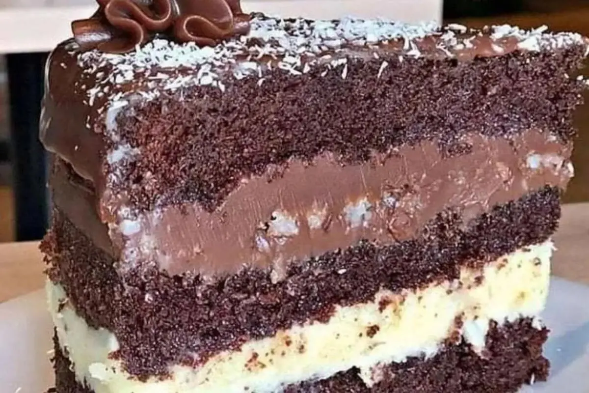 Bolo Gelado de Duas Camadas