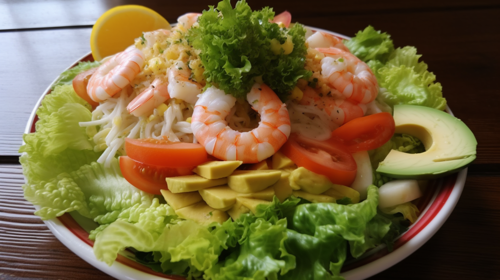 Salada de Camarao e Abacate 2