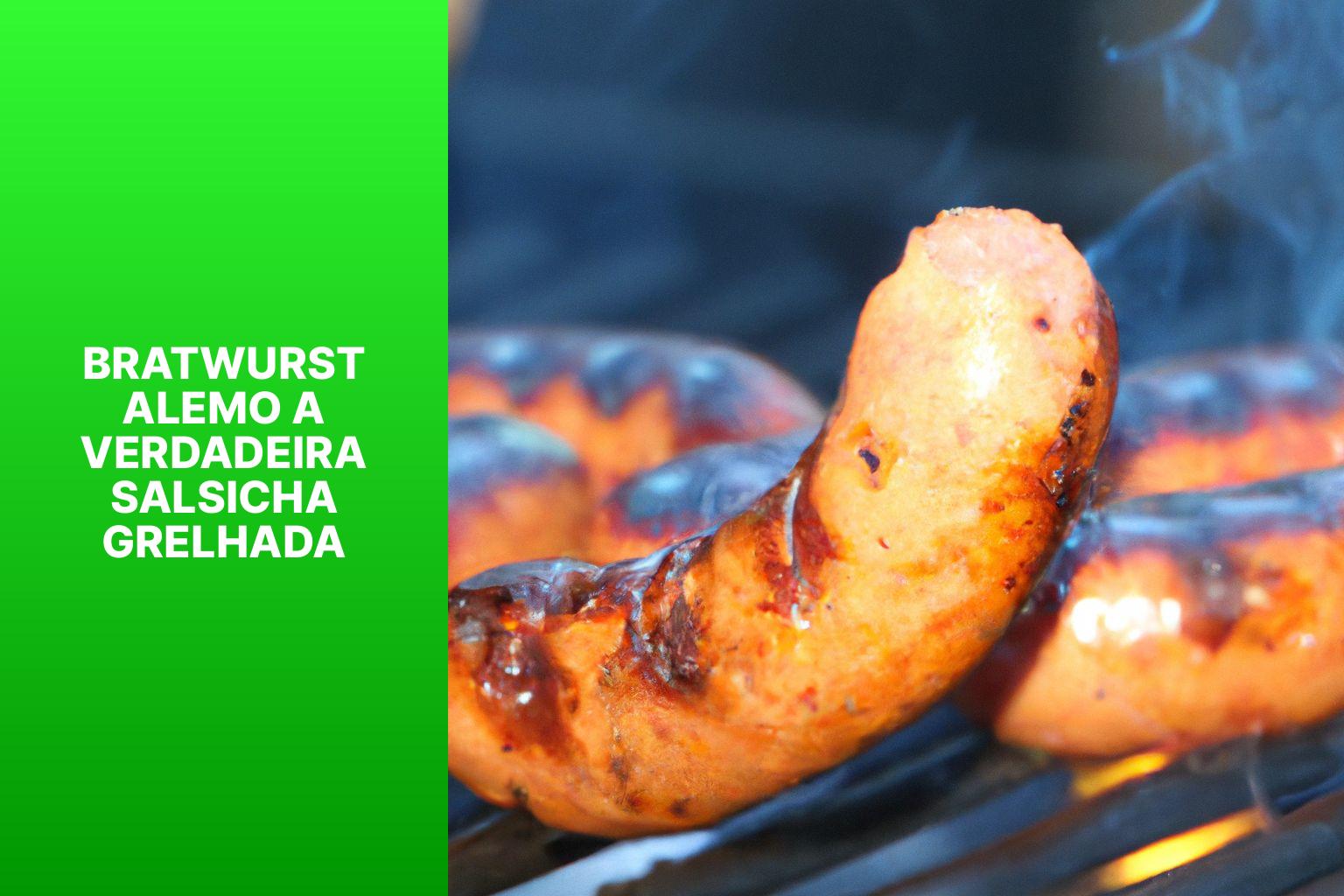 bratwurst alemo a verdadeira salsicha grelhada4tjk