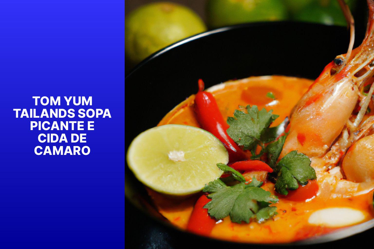 tom yum tailands sopa picante e cida de camaro9c7y