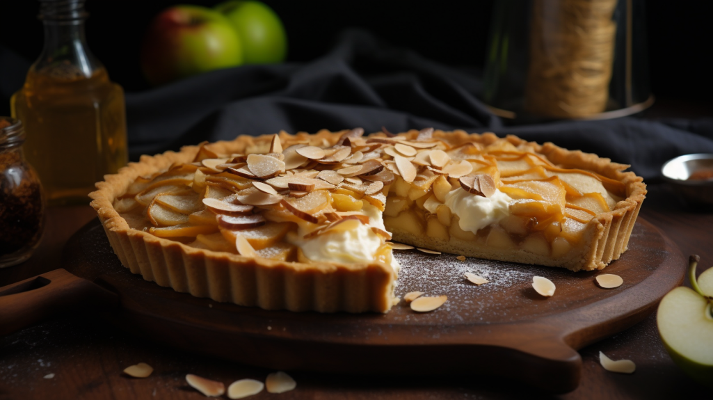 vendedorglobal Apple Tart with Vanilla Cream and Crunchy Crust b15fbeab d542 4d12 b42d c22a4bc90c2e
