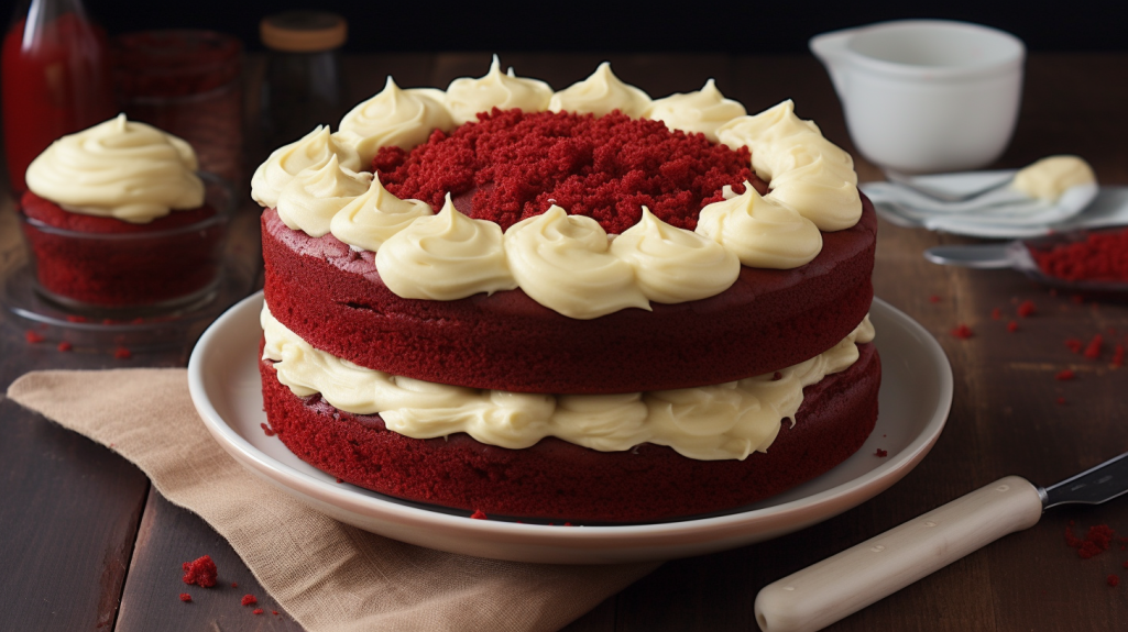vendedorglobal Bolo Red Velvet com Cream Cheese Frosting ddd0acc7 58be 4c4d bd61 48219b4e0b37