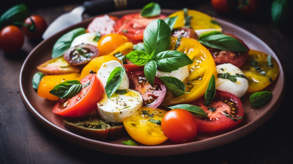 vendedorglobal Caprese Salad with Heirloom Tomatoes and Basil a318177b 5c9b 4e3a 8826 997e39f6593a