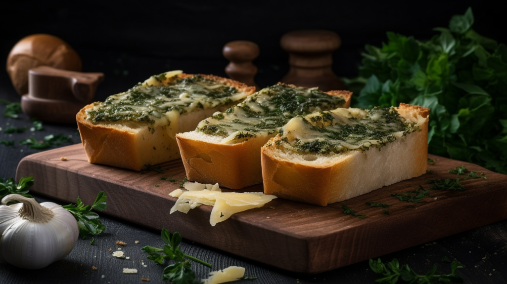 vendedorglobal Garlic Bread with Herbs and Parmesan Cheese a303bd2d 95d0 44a3 a45f d1aaac3cb7a5