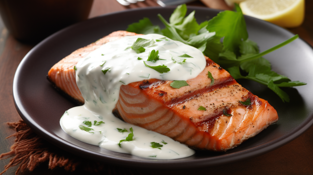 vendedorglobal Grilled Salmon with Yogurt Sauce f3d2ff01 edb2 4cae 9bec 8856ba5b8616