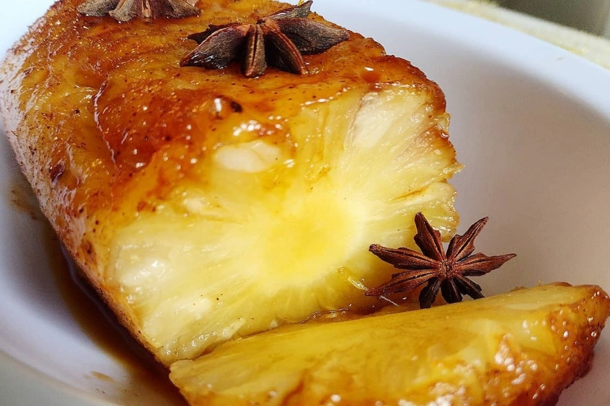 Abacaxi Assado no Forno