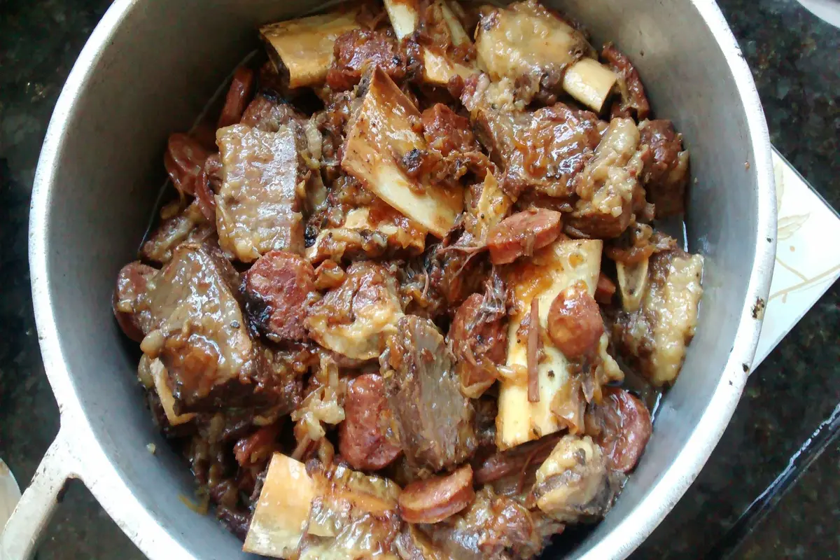 Costela Assada na Panela de Pressao sem Agua