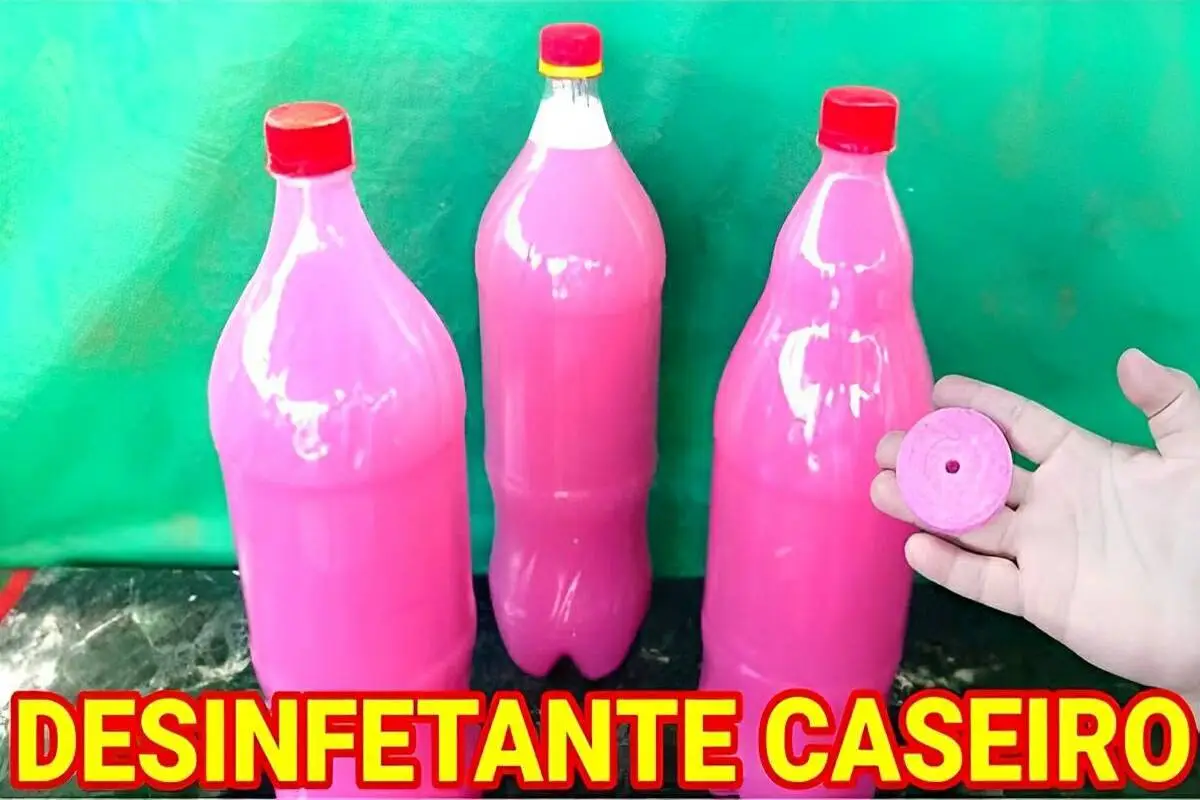 Desinfetante caseiro