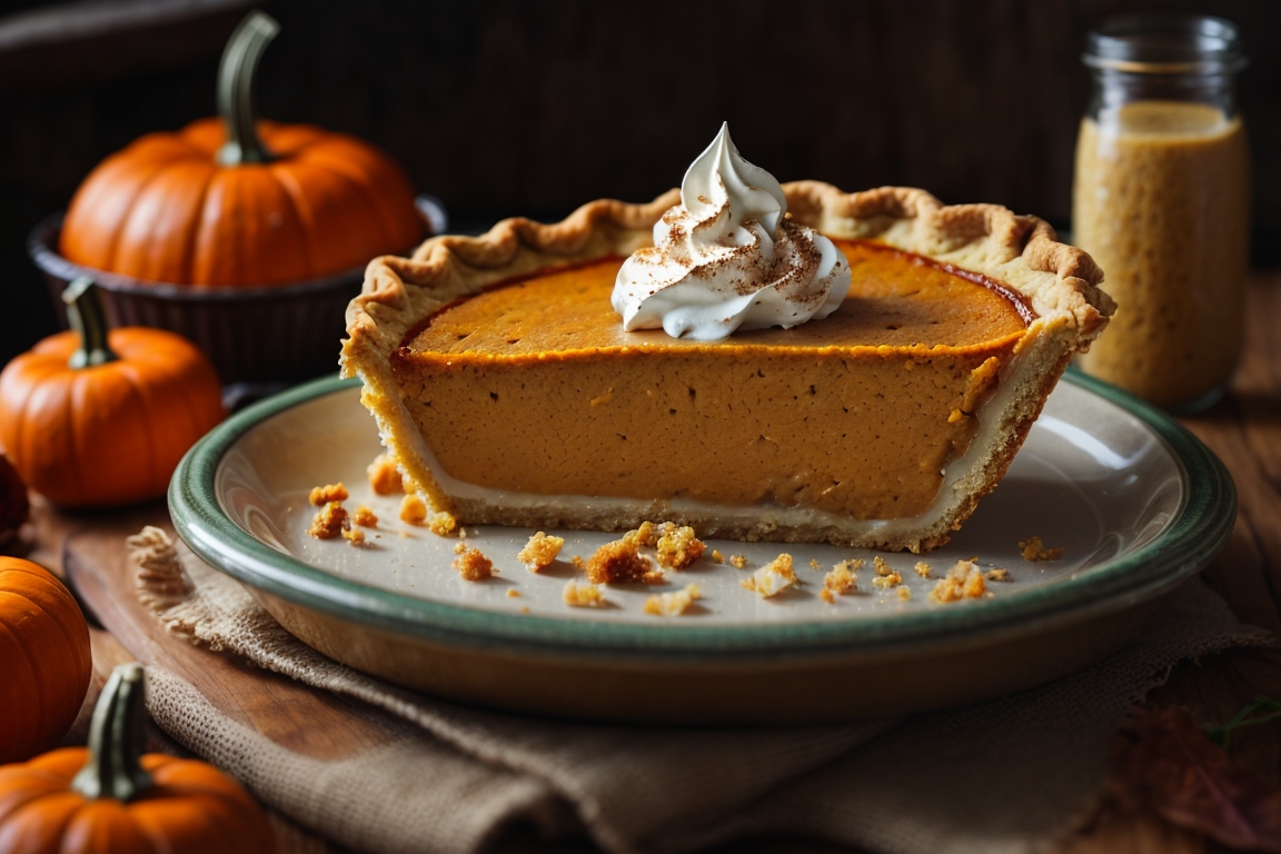 PhotoReal American Pumpkin Pie 2