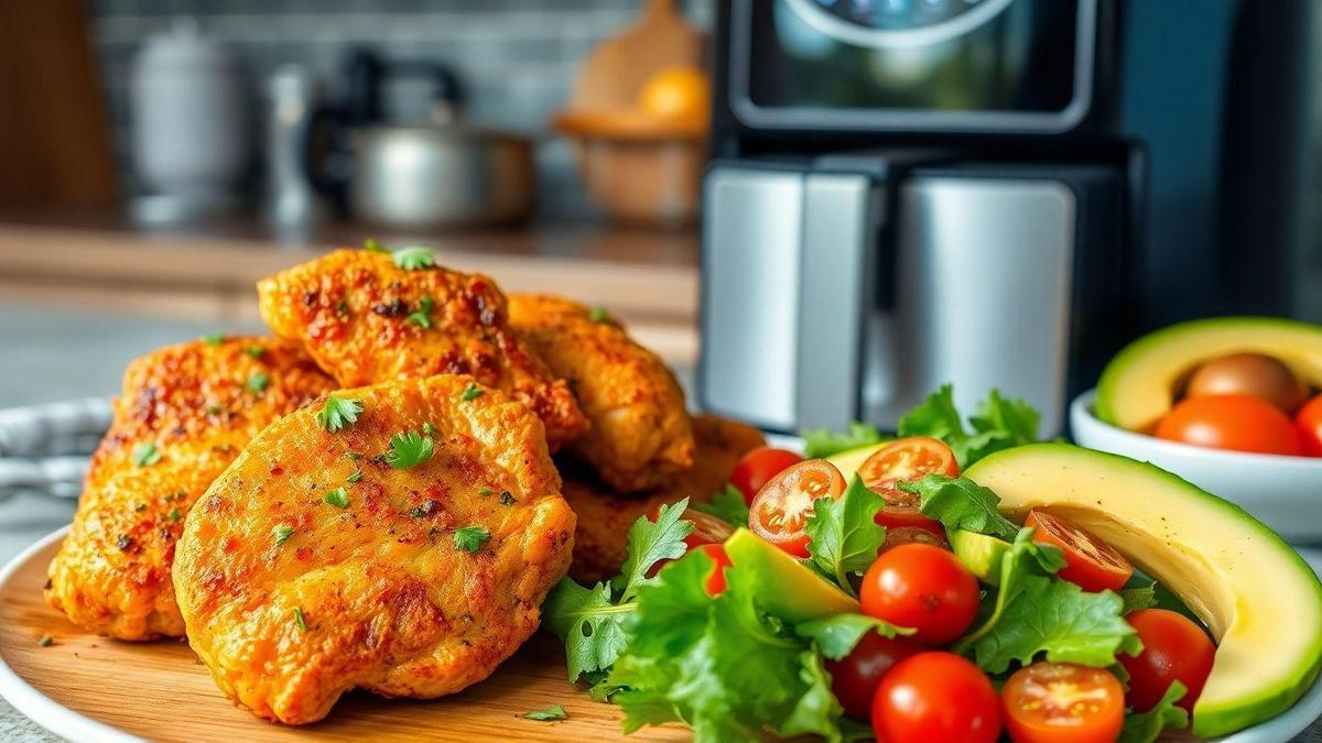 keto-air-fryer-chicken-dinner-ideas