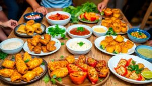 Vegan air fryer appetizers for parties