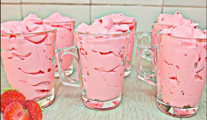 Mousse de Morango Cremoso