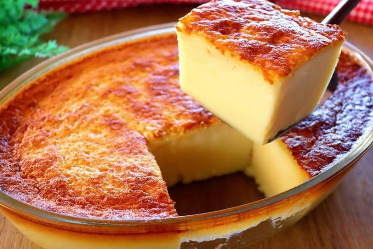 Bolo de leite segura marido