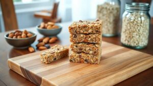 Barrinha de Cereal Caseira Maravilhosamente Crocante com Apenas 5 Ingredientes e Preparo Rápido!