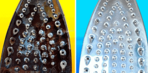 Limpando o ferro com um antigo truque da minha avó: só leva 30 segundos!