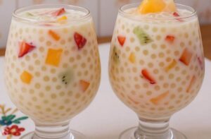 uma sobremesa refrescante e cheia de sabor