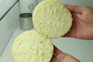 Massa de Bolo Bentô Cake na Air Fryer