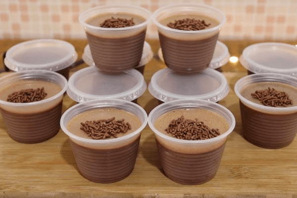 Mousse de Chocolate no Pote