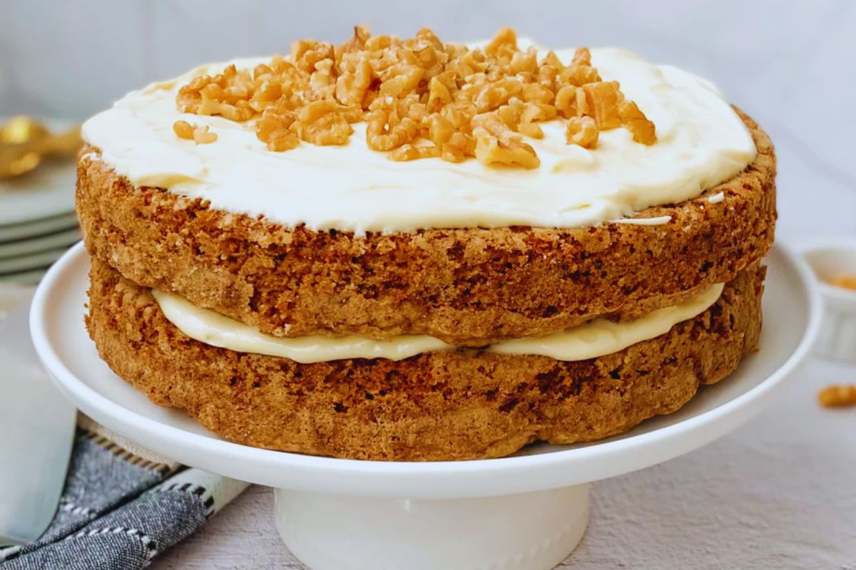 bolo de cenoura americano