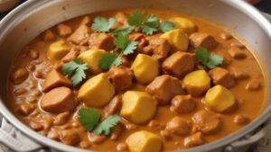 Curry de grão-de-bico: Sabor envolvente com preparo rápido em uma panela só