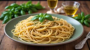 Macarrão alho e óleo incrível: Pronto em menos de 15 minutos com apenas 5 ingredientes!