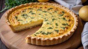 Quiche de Queijo Cremosa em Uma Tigela: Receita Sem Cozer e Com Ingredientes Simples