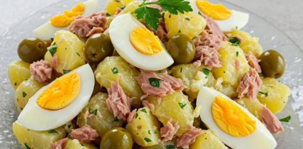 salada de ovos