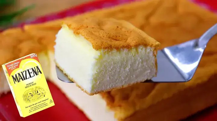 Esse Bolo de Maizena Fica Tao Leve Que Derrete na