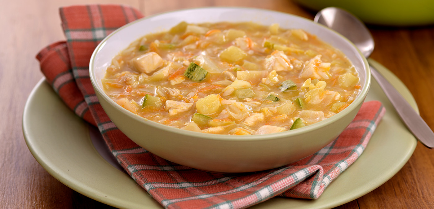 Fiz Essa Sopa de Frango Pra Jantar e Todo Mundo