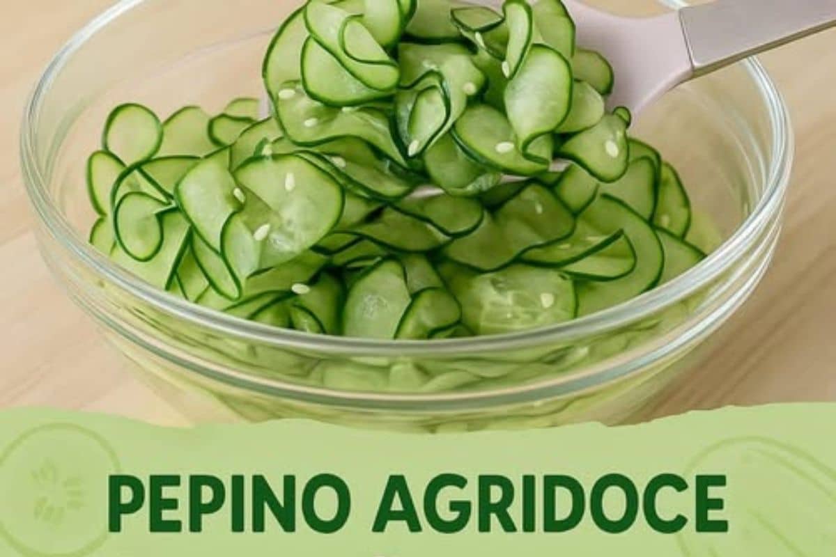 Pepino agridoce ou sunomono