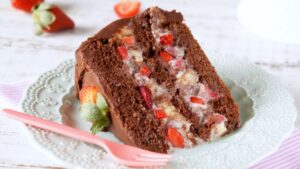 Recheio de Chocolate com Morango Combinação Perfeita