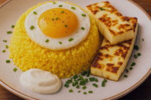 Clássicos Brasileiros: Cuscuz com Ovo e Queijo Coalho