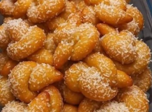 Nozinhos Dourados com Toque de Coco