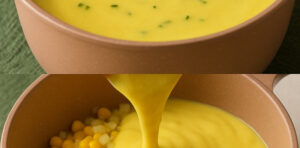 Sopa cremosa com 2 latinhas de milho que fica uma delícia para fazer agora…Ver mais