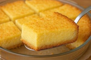 Quando faço essa Cocada de Forno Cremosa não sobra nadinha