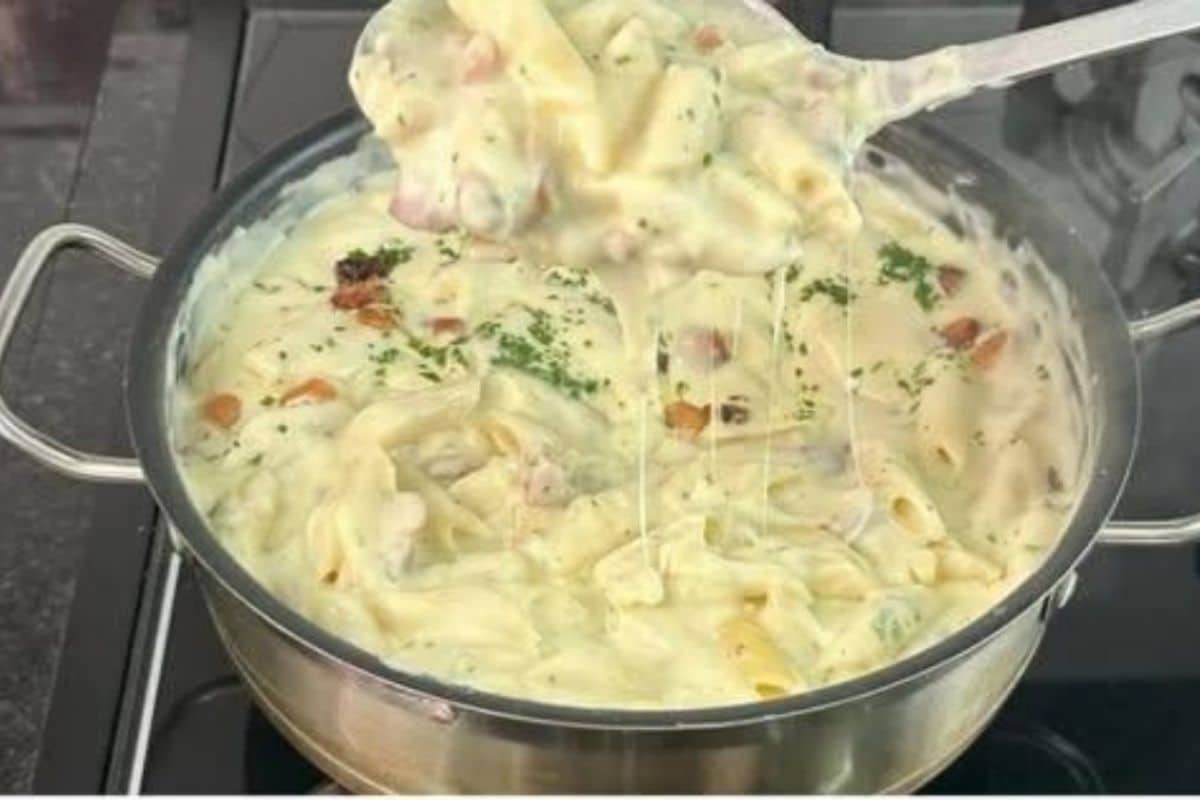 Macarrao ao creme