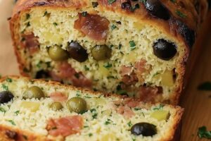 Pão de Azeitonas, Bacon e Queijo: fofinho, saboroso e impossível de sobrar!