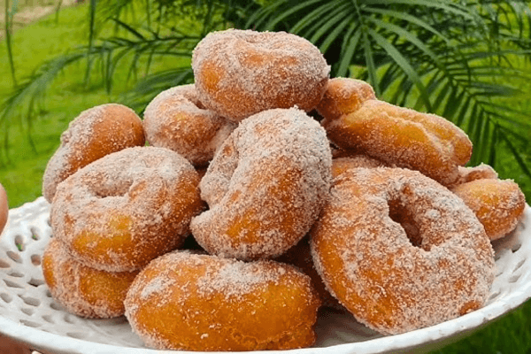 Rosquinha Frita Passada no Acucar