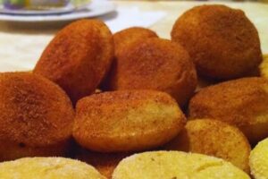 Bolinho de Chuva Assado e Recheado
