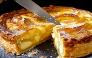 Torta de Maçã com Massa Crocante