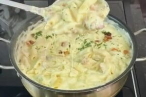 Macarrão ao Creme de Leite