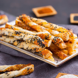 Palitos de Massa Folhada com Queijo Crocantes em 30 Minutos com Nestlé